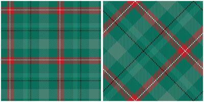 Plaid Patterns Seamless. Gingham Patterns Seamless Tartan Illustration Set for Scarf, Blanket, Other Modern Spring Summer Autumn Winter Holiday Fabric Print. vector