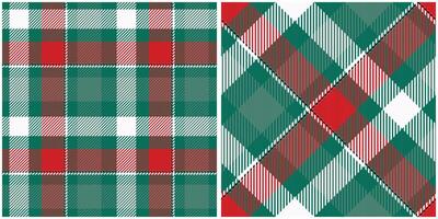 Plaid Patterns Seamless. Gingham Patterns Traditional Scottish Woven Fabric. Lumberjack Shirt Flannel Textile. Pattern Tile Swatch Included. vector