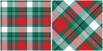 Plaid Patterns Seamless. Scottish Tartan Pattern Seamless Tartan Illustration Set for Scarf, Blanket, Other Modern Spring Summer Autumn Winter Holiday Fabric Print. vector