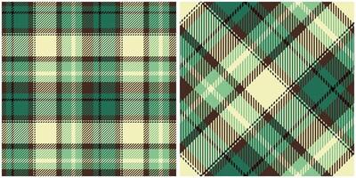 Plaid Patterns Seamless. Checker Pattern Seamless Tartan Illustration Set for Scarf, Blanket, Other Modern Spring Summer Autumn Winter Holiday Fabric Print. vector