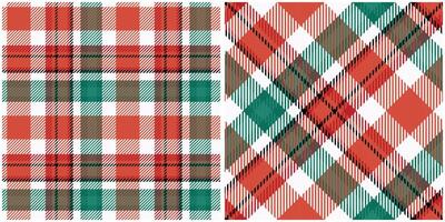 Plaid Patterns Seamless. Traditional Scottish Checkered Background. Traditional Scottish Woven Fabric. Lumberjack Shirt Flannel Textile. Pattern Tile Swatch Included. vector