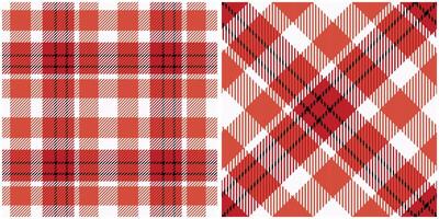 Plaid Patterns Seamless. Classic Scottish Tartan Design. Traditional Scottish Woven Fabric. Lumberjack Shirt Flannel Textile. Pattern Tile Swatch Included. vector