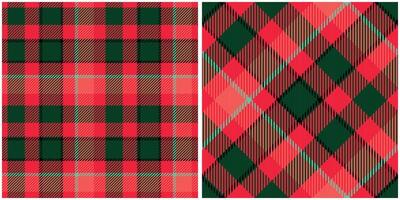 Scottish Tartan Pattern. Tartan Seamless Pattern Seamless Tartan Illustration Set for Scarf, Blanket, Other Modern Spring Summer Autumn Winter Holiday Fabric Print. vector