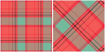 Scottish Tartan Pattern. Checkerboard Pattern Traditional Scottish Woven Fabric. Lumberjack Shirt Flannel Textile. Pattern Tile Swatch Included. vector