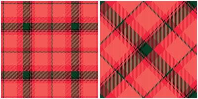 Scottish Tartan Pattern. Checkerboard Pattern Seamless Tartan Illustration Set for Scarf, Blanket, Other Modern Spring Summer Autumn Winter Holiday Fabric Print. vector