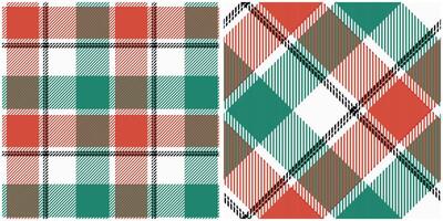 Plaid Patterns Seamless. Abstract Check Plaid Pattern Traditional Scottish Woven Fabric. Lumberjack Shirt Flannel Textile. Pattern Tile Swatch Included. vector