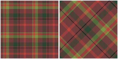 Scottish Tartan Seamless Pattern. Checker Pattern Traditional Scottish Woven Fabric. Lumberjack Shirt Flannel Textile. Pattern Tile Swatch Included. vector