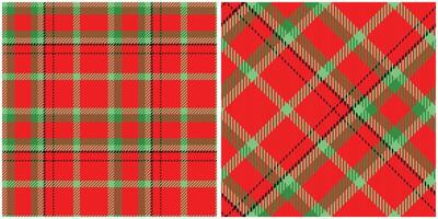 Scottish Tartan Seamless Pattern. Plaid Patterns Seamless Template for Design Ornament. Seamless Fabric Texture. vector