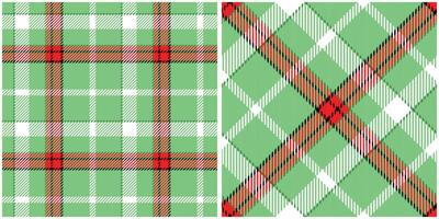 Scottish Tartan Seamless Pattern. Plaid Pattern Seamless Template for Design Ornament. Seamless Fabric Texture. vector