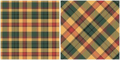 Scottish Tartan Seamless Pattern. Tartan Plaid Seamless Pattern. Template for Design Ornament. Seamless Fabric Texture. vector