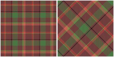 Scottish Tartan Seamless Pattern. Checkerboard Pattern Template for Design Ornament. Seamless Fabric Texture. vector