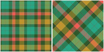 Tartan Pattern Seamless. Pastel Scottish Plaid, Template for Design Ornament. Seamless Fabric Texture. vector