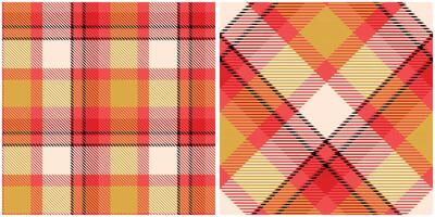 Tartan Plaid Seamless Pattern. Tartan Seamless Pattern. Template for Design Ornament. Seamless Fabric Texture. vector