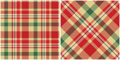 Tartan Plaid Seamless Pattern. Gingham Patterns. Traditional Scottish Woven Fabric. Lumberjack Shirt Flannel Textile. Pattern Tile Swatch Included. vector