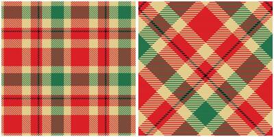 Tartan Plaid Seamless Pattern. Gingham Patterns. Template for Design Ornament. Seamless Fabric Texture. vector