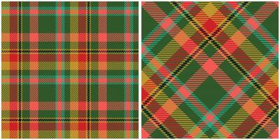 Tartan Pattern Seamless. Tartan Plaid Seamless Pattern. Template for Design Ornament. Seamless Fabric Texture. vector