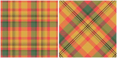 Tartan Plaid Seamless Pattern. Checker Pattern. Traditional Scottish Woven Fabric. Lumberjack Shirt Flannel Textile. Pattern Tile Swatch Included. vector