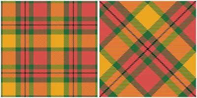 Classic Scottish Tartan Design. Abstract Check Plaid Pattern. Traditional Scottish Woven Fabric. Lumberjack Shirt Flannel Textile. Pattern Tile Swatch Included. vector
