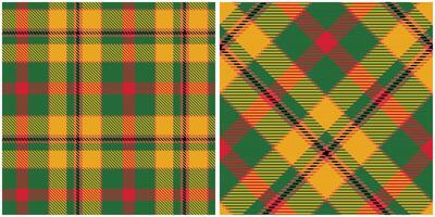 Classic Scottish Tartan Design. Abstract Check Plaid Pattern. Seamless Tartan Illustration Set for Scarf, Blanket, Other Modern Spring Summer Autumn Winter Holiday Fabric Print. vector