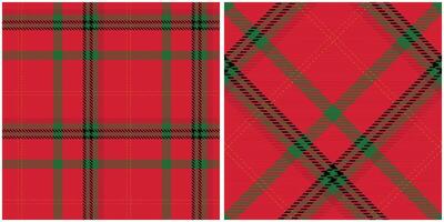 Tartan Plaid Seamless Pattern. Checker Pattern. Seamless Tartan Illustration Set for Scarf, Blanket, Other Modern Spring Summer Autumn Winter Holiday Fabric Print. vector