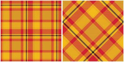 Tartan Plaid Seamless Pattern. Checker Pattern. Traditional Scottish Woven Fabric. Lumberjack Shirt Flannel Textile. Pattern Tile Swatch Included. vector