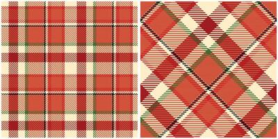 Tartan Plaid Seamless Pattern. Tartan Seamless Pattern. Template for Design Ornament. Seamless Fabric Texture. Illustration vector