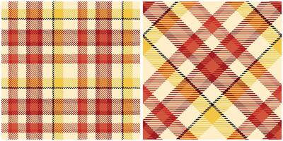 Tartan Plaid Seamless Pattern. Gingham Patterns. Traditional Scottish Woven Fabric. Lumberjack Shirt Flannel Textile. Pattern Tile Swatch Included. vector