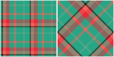 Tartan Pattern Seamless. Abstract Check Plaid Pattern Seamless Tartan Illustration Set for Scarf, Blanket, Other Modern Spring Summer Autumn Winter Holiday Fabric Print. vector