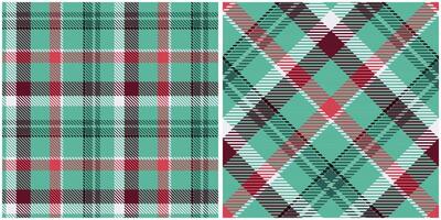Tartan Plaid Pattern Seamless. Checker Pattern. Seamless Tartan Illustration Set for Scarf, Blanket, Other Modern Spring Summer Autumn Winter Holiday Fabric Print. vector