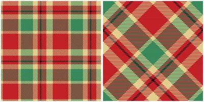 Tartan Plaid Pattern Seamless. Classic Scottish Tartan Design. Template for Design Ornament. Seamless Fabric Texture. Illustration vector