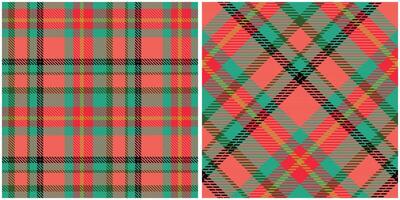 Tartan Seamless Pattern. Sweet Checker Pattern Template for Design Ornament. Seamless Fabric Texture. vector