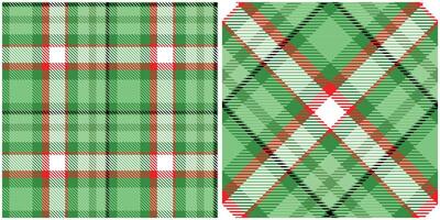 Scottish Tartan Plaid Seamless Pattern, Checker Pattern. Traditional Scottish Woven Fabric. Lumberjack Shirt Flannel Textile. Pattern Tile Swatch Included. vector