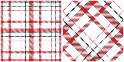 Scottish Tartan Plaid Seamless Pattern, Checkerboard Pattern. Traditional Scottish Woven Fabric. Lumberjack Shirt Flannel Textile. Pattern Tile Swatch Included. vector