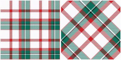 Scottish Tartan Plaid Seamless Pattern, Gingham Patterns. Seamless Tartan Illustration Set for Scarf, Blanket, Other Modern Spring Summer Autumn Winter Holiday Fabric Print. vector