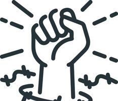 Hand icon symbol image illustration vector