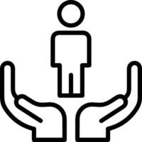 Hand icon symbol image illustration vector