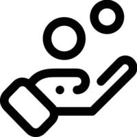 Hand icon symbol image illustration vector