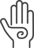 Hand icon symbol image illustration vector