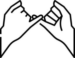 Hand icon symbol image illustration vector