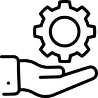 Hand icon symbol image illustration vector
