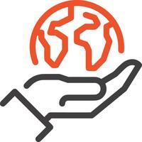 Hand icon symbol image illustration vector