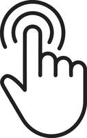 Hand icon symbol image illustration vector