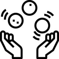 Hand icon symbol image illustration vector