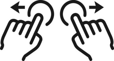 Hand icon symbol image illustration vector