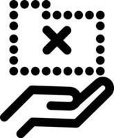 Hand icon symbol image illustration vector