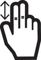 Hand icon symbol image illustration vector