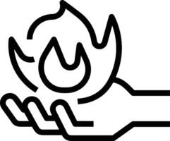 Hand icon symbol image illustration vector