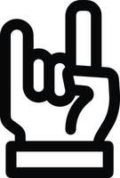 Hand icon symbol image illustration vector