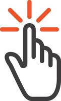 Hand icon symbol image illustration vector