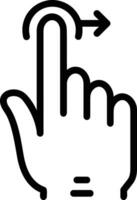 Hand icon symbol image illustration vector